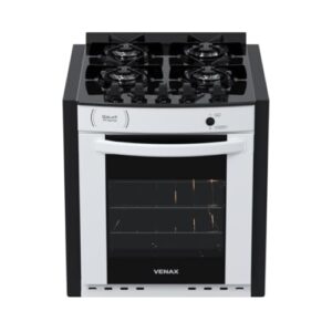 Fogao A Gas De Embutir Gaudi Prisma Vitreo Bl 4q Branco Gas Glp