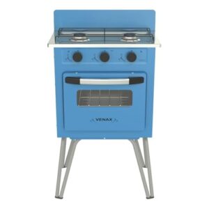 FOGAO A GAS GEMINI 2 Q VETRO AZUL GAS GLP
