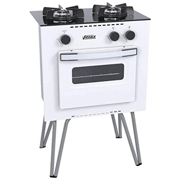 FOGAO A GAS MINI COOK 2 Q BRANCO GAS GLP