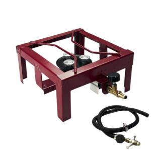 Fogão 1 Boca Industrial Alta Pressão Mangueira Incluso Roa