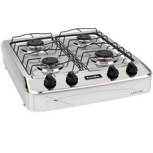 Fogão 4B Laguna Mesa, Inox - 0104001456, Branco, Esmaltec