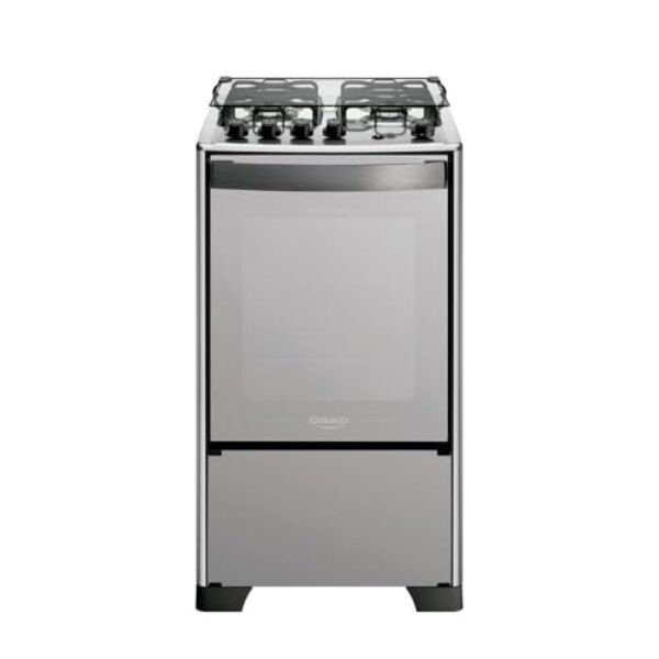 Fogão 4 Bocas Dako Magister Style Mesa Inox Espelhado Bivolt