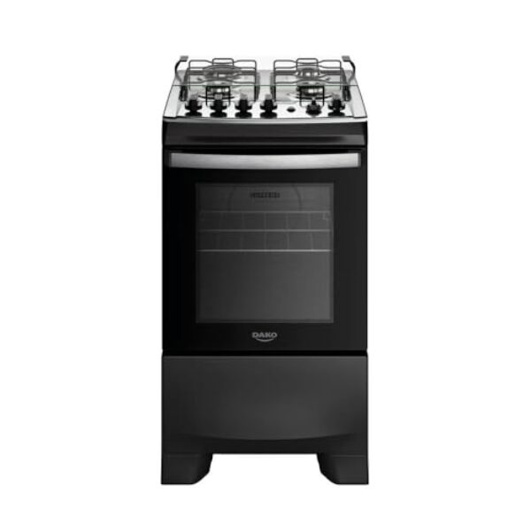 Fogão 4 Bocas Dako Supreme Mesa de Inox e Timer Bivolt