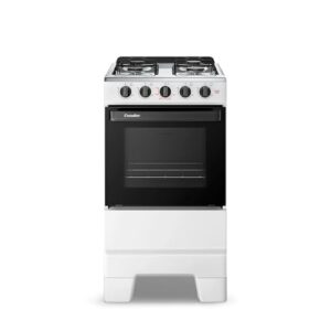Fogão a Gás Mesa Inox e Forno 50L Limpa Fácil Esmaltec IDEAL POP F4ISB Cor Branco 4 bocas