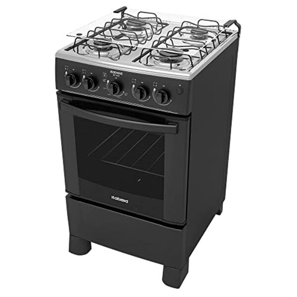 Fogão de Piso Itatiaia Star 4 Bocas com Acendimento Automático