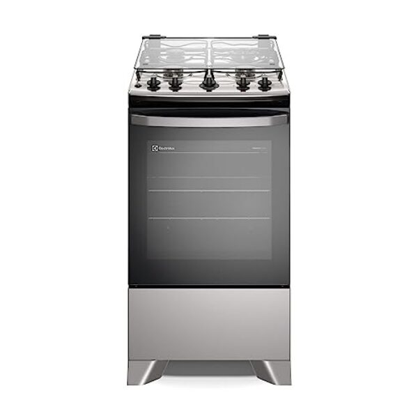 Fogão Electrolux 4 bocas Efficient com PerfectCook Prata (FE4IS) Bivolt