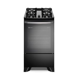 Fogão Electrolux 4 bocas Efficient com PerfectCook Preto (FE4GP) Bivolt