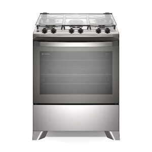 Fogão Electrolux 5 bocas Efficient com PerfectCook Cinza FE5IC - Bivolt