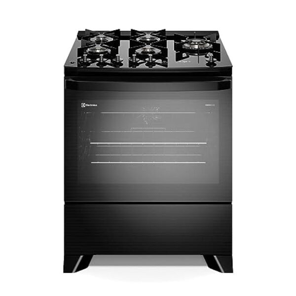 Fogão Electrolux 5 Bocas Experience com PerfectCook360 Preto FE5CP - 220V