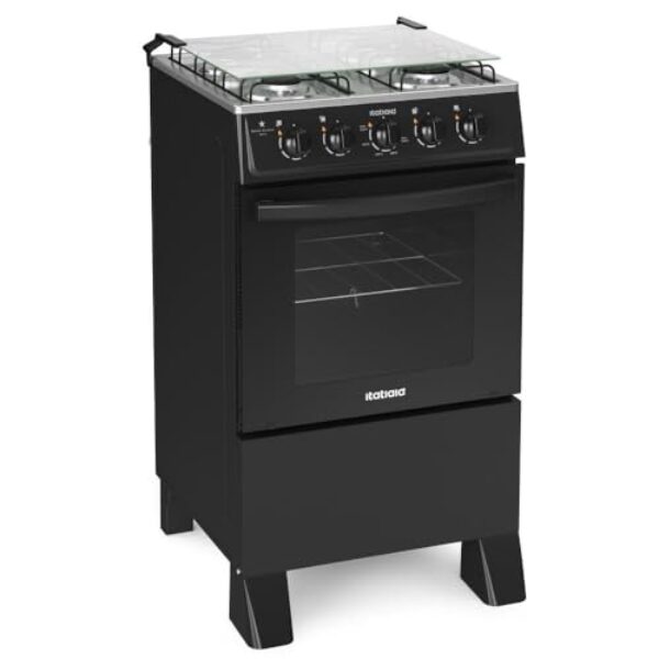 Fogão Itatiaia 4 Bocas Star Clean New Preto