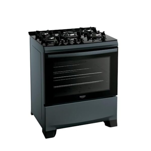 Fogão Supreme Timer Glass 5Q Titanium