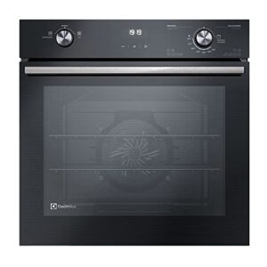 Forno de Embutir Electrolux a Gás 80L Efficient com PerfectCook360 Preto OE8GH 220v