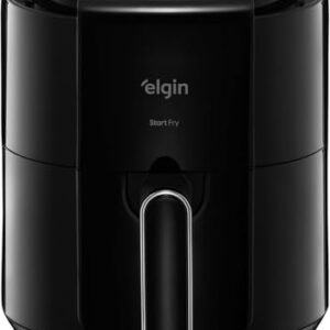 "Fritadeira Air Fryer Elgin Start Fry 3,5L – Cozinha Saudável, Sem Óleo, Fácil de Limpar e Moderna Preto"