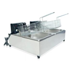 Fritadeira Elétrica 10 lts 2 Cubas(110V)