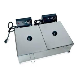 Fritadeira Elétrica 10 lts 2 Cubas C/Tampa (220V)