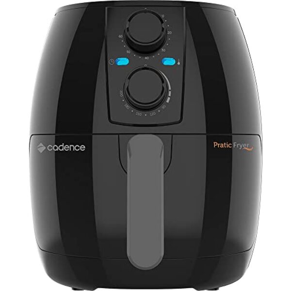 Fritadeira sem Óleo Cadence Pratic Fryer, 3L, Preta, 110V, FRT515