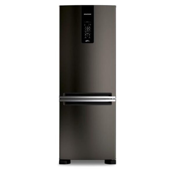 Geladeira Brastemp Eclipse Collection Frost Free Inverse A+++ 461 litros cor Black Inox com tecnologia Inverter e Freeze Control Advanced 110V