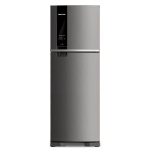 Geladeira Brastemp Frost Free Duplex 375 litros cor Inox com Espaço Adapt - BRM45JK 220V