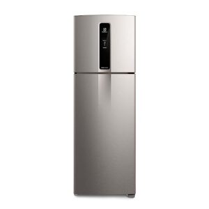 Geladeira Electrolux Frost Free Duplex Efficient com AutoSense cor Inox Look 390L (IF43S) 220V