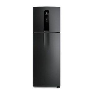 Geladeira Electrolux Frost Free Inverter 390L Efficient AutoSense Duplex Black Inox Look (IF43B) - 220V