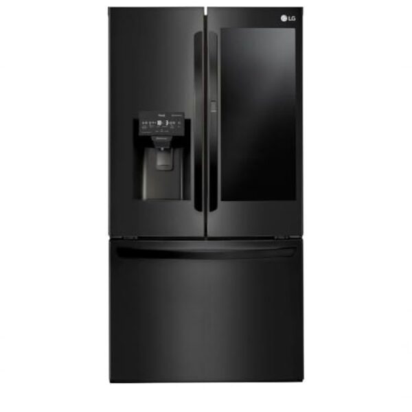 Geladeira Smart Lg Inverter French Door Instaview Door-in-door 660l Black Inox Thinq Gm-x288nqxh 127v