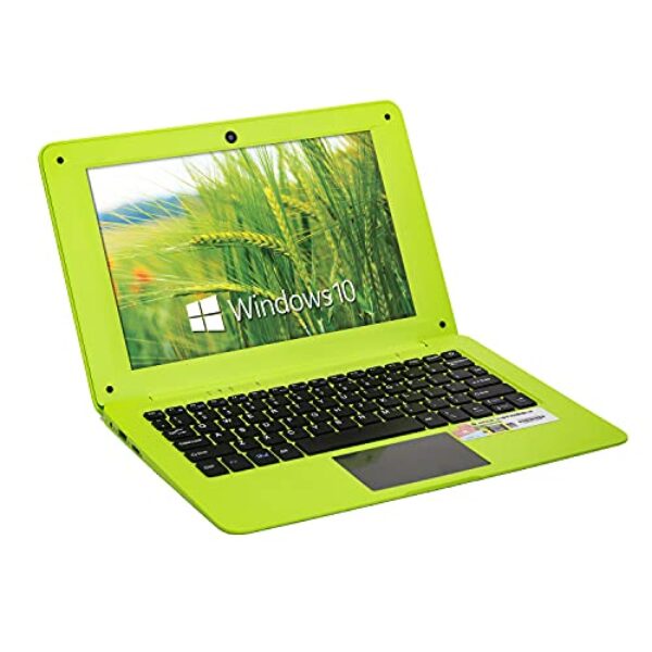 Goldengulf Windows 10 Laptop Mini 10 polegadas 32GB Ultra fino e leve Netbook Quad Core CPU PC HDMI WiFi USB Netflix YouTube (verde)