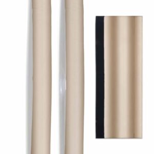 Homechoid Conjunto de 2 capas de maçanetas de geladeira ombré, bege, arte moderna, fazenda, cozinha, cozinha, protetora, para fornos, lava-louças, micro-ondas, ornamentos