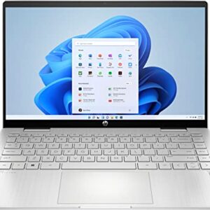 HP Notebook Conversível Pavilion X360 2 em 1 de 14 Polegadas com Tela Sensível ao Toque Full HD - Intel Core i5-1235U (10 Núcleos, 8 GB DDR4 RAM, SSD de 512 GB, Intel Iris Xe Graphics, Windows 11