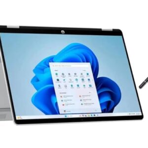 HP OmniBook 5 Flip 2 em 1 35.6 cm Full HD + Touch-Screen Laptop | Intel Core 5 120U | Intel Graphics | Copilot | Webcam | Prata | 8 GB RAM DDR5 | SSD de 512 GB | Windows 11 Home | Pacote com caneta