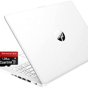 HP Stream Laptop HD fino e leve de 14 polegadas, Intel Celeron N4120, 16 GB de RAM, armazenamento eMMC de 64 GB, bateria de longa duração, webcam HD, HDMI, branco, Office 365 1 ano, Windows 11 S,