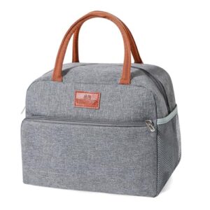 Lancheira para mulheres, adultos, homens, reutilizável, lancheira, à prova de vazamento, isolada, lancheira com recipiente refrigerador de grande capacidade para trabalho