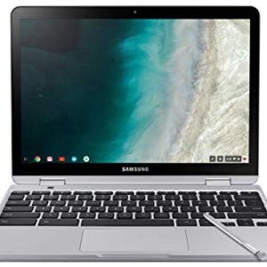 Laptop Samsung Chromebook Plus V2 2 em 1 - 4 GB de RAM, 64 GB eMMC, câmera de 13 MP, Chrome OS, 12,2 polegadas, proporção de 16:10 - XE520QAB -K03US Light Titan