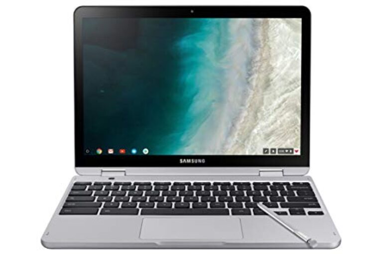 Laptop Samsung Chromebook Plus V2 2 em 1 - 4 GB de RAM, 64 GB eMMC, câmera de 13 MP, Chrome OS, 12,2 polegadas, proporção de 16:10 - XE520QAB -K03US Light Titan