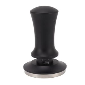 Mola de calcadeira de café em pó calcadeira de café em pó calcadeira de liga de alumínio premium aço inoxidável mola de pressão constante ferramenta de calcadeira de pó com precisão (58 mm)