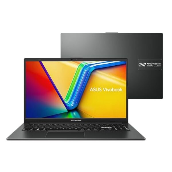 Notebook ASUS VivoBook Go 15, AMD RYZEN 5 7520U, 8GB, 512GB SSD, KeepOS, Tela 15,6" FHD, Mixed Black - E1504FA-NJ732