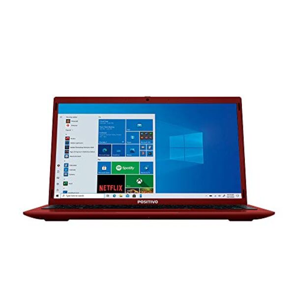 Notebook Positivo Motion Q464C Red Quad Core 4GB 64GB Tela 14" Windows10