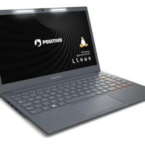 Notebook Positivo Vision C 14 Lumina BAR Celeron, 4GB 256GB eMMC, Tela 14 Polegadas HD Antirreflexo, Linux, Tecla Link – Cinza