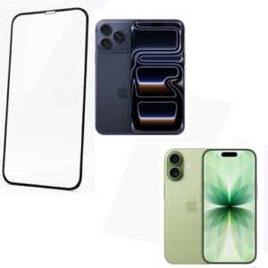 Película de Vidro 3D iPhone X,11,12,13,14,15,16,17 E AIR PRO MAX, Proteção Total, Anti-Risco e Sem Perder o Brilho e a Nitidez da Imagem. (15 PRO MAX / 16 PLUS)