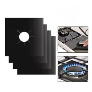 Protetor De Fogão Antiaderente Reutilizável Kit 04 Peças