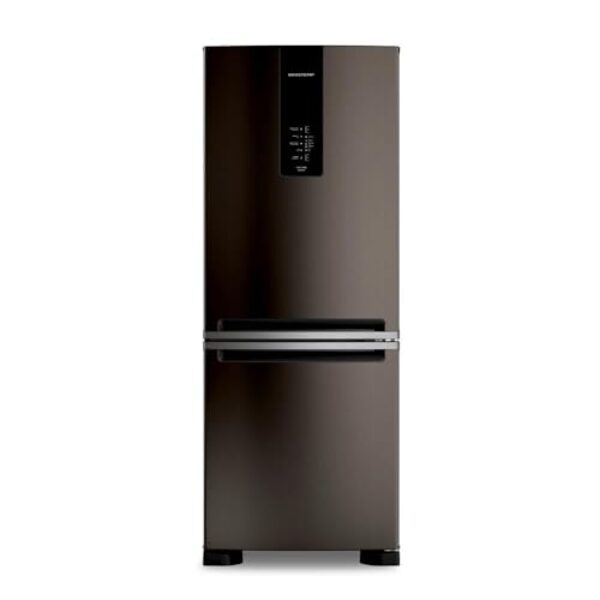Refrigerador Brastemp 447 Litros Frost Free Inverse Black Inox BRE57FE – 127 Volts