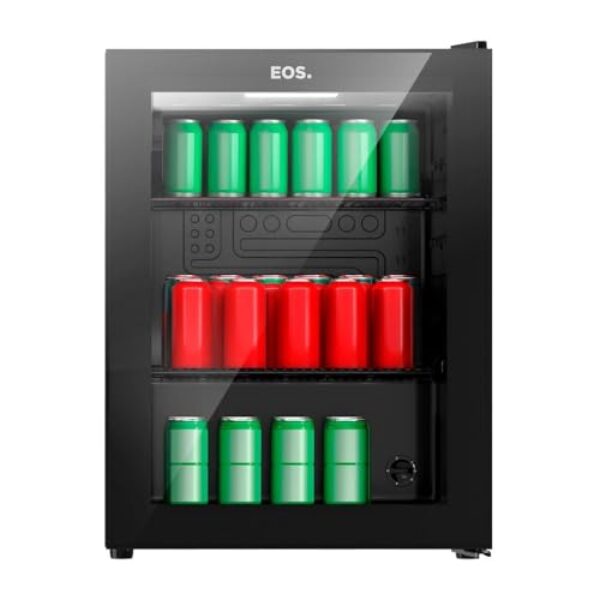 Refrigerador Expositor Vertical Eos 67 Litros Eco Gelo All Black Eev80p 110v