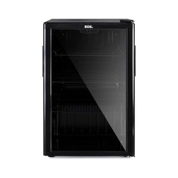 Refrigerador Expositor Vertical Eos 80 Litros Eco Gelo All Black Eev90p 110v