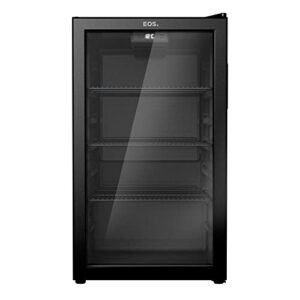 Refrigerador Expositor Vertical Eos Eco Gelo 124l Eev120p Preto 110v