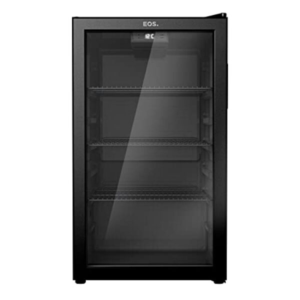 Refrigerador Expositor Vertical Eos Eco Gelo 124l Eev120p Preto 110v