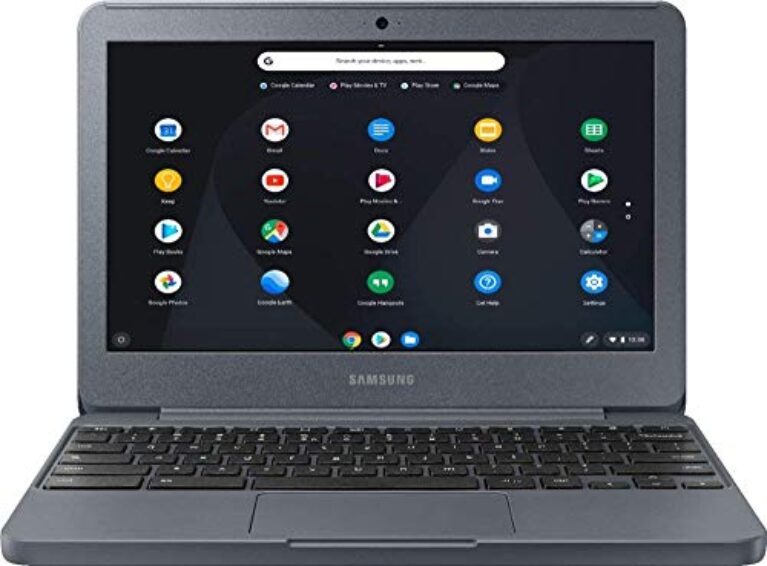 SAMSUNG Chromebook 3 11,6" HD WLED Intel Celeron 4GB 32GB eMMC Chrome OS Laptop (Carvão)