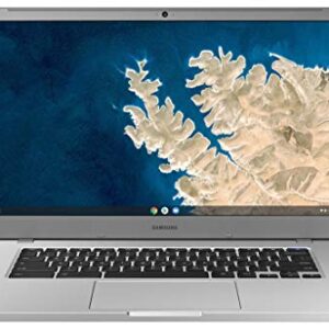 Samsung Chromebook 4 + Chrome OS 15,6" Full HD Processador Intel Celeron N4000 4GB RAM 32Gb Emmc Gigabit Wi-Fi -XE350XBA-K01US - Prata