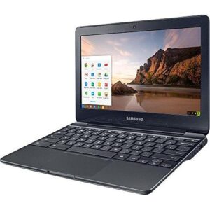 Samsung Chromebook de 11,6 polegadas com Intel N3060 até 2,48 GHz, 4 GB de memória, 16 GB de memória flash eMMC, Bluetooth 4.0, USB 3.0, HDMI, webcam, sistema operacional cromado, preto