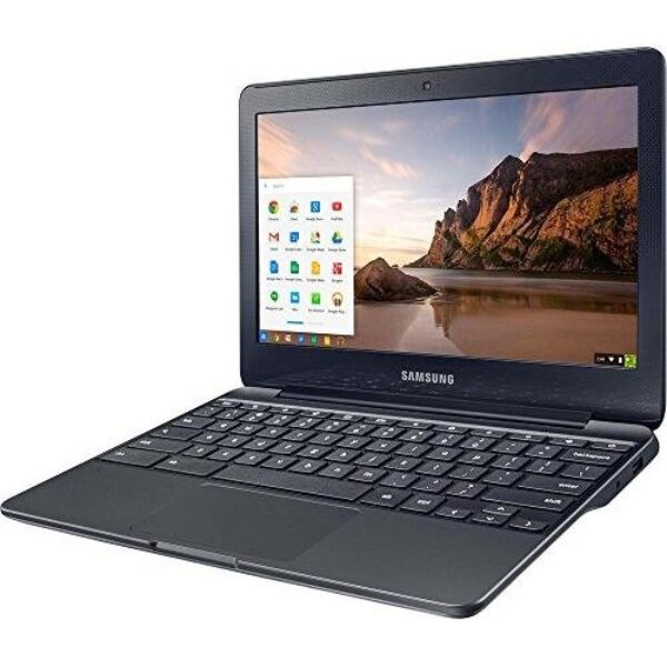 Samsung Chromebook de 11,6 polegadas com Intel N3060 até 2,48 GHz, 4 GB de memória, 16 GB de memória flash eMMC, Bluetooth 4.0, USB 3.0, HDMI, webcam, sistema operacional cromado, preto