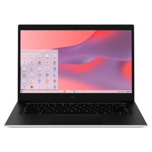 Samsung Computador laptop Galaxy Chromebook Go de 14 polegadas, processador Intel Celeron N4500, 4 GB de RAM, 64 GB de armazenamento, ChromeOS, XE340XDA-KA2US, laptop estudantil, pronto para voltar às