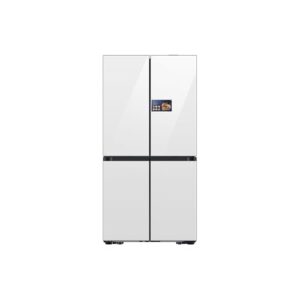 Samsung Geladeira French Door Family Hub com AI Home Bespoke RM90F Clean White 543L - 127V
